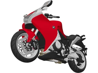 Honda VFR 1200 F (2015) 3D Model preview
