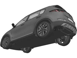 Kia Sportage (2020) 3D Model preview
