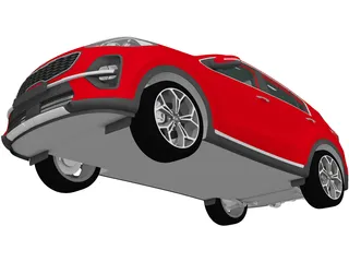 Kia Sportage (2019) 3D Model preview