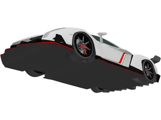 Lamborghini Veneno LP750-4 (2013) 3D Model preview