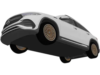 Mercedes-Benz EQA (2022) 3D Model preview