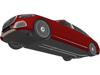 Mercedes-Maybach S-Class (2022) 3D Model preview