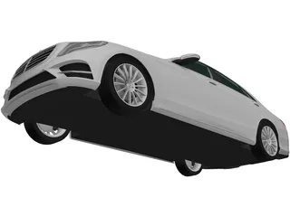Mercedes-Benz S-class (2014) 3D Model preview