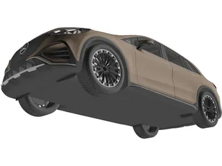 Mercedes-Benz EQE SUV (2023) 3D Model preview