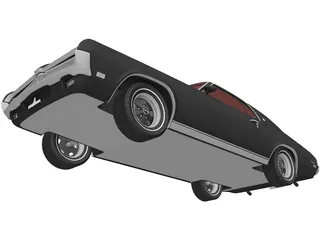 Mercury Cougar XR-7 (1969) 3D Model preview