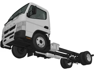 Mitsubishi Fuso Canter 515 SuperLow CityCab (2019) 3D Model preview