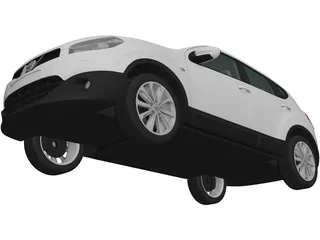 Nissan Qashqai (2010) 3D Model preview