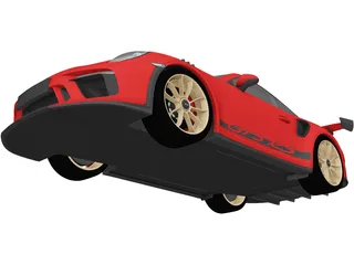 Porsche 911 GT3 RS (2019) 3D Model preview