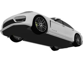 Porsche Panamera 4 E-Hybrid Sport Turismo (2021) 3D Model preview
