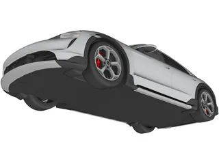 Porsche Taycan 4S Cross Turismo (2021) 3D Model preview