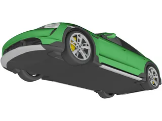 Porsche Taycan Turbo S Cross Turismo (2021) 3D Model preview