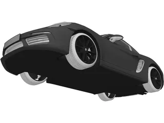 Porsche 718 Cayman S (2017) 3D Model preview