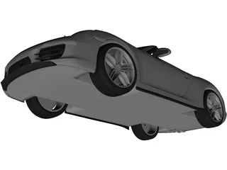 Porsche 911 Carrera 4S Cabrio (2013) 3D Model preview