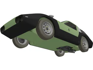 Porsche 911 HLS (1967) 3D Model preview