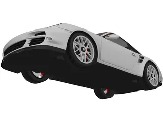 Porsche 911 Turbo (2010) 3D Model preview