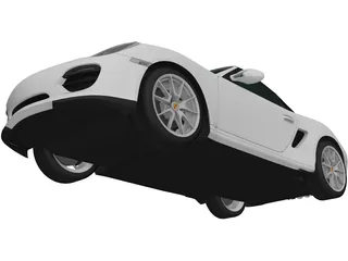 Porsche Boxster Spyder (2011) 3D Model preview