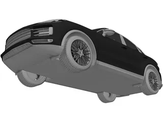 Porsche Cayenne Turbo Coupe (2019) 3D Model preview