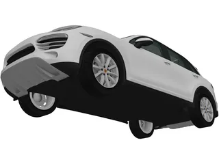 Porsche Cayenne S Hybrid (2010) 3D Model preview