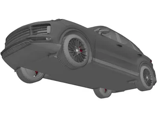 Porsche Cayenne S (2019) 3D Model preview