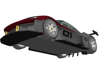 Porsche Mission R Concept (2021) 3D Model preview