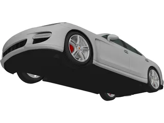 Porsche Panamera (2009) 3D Model preview