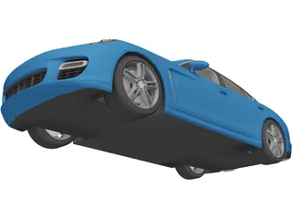 Porsche Panamera Turbo (2009) 3D Model preview
