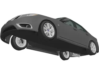 Saab 9-3 Sport Sedan (2008) 3D Model preview
