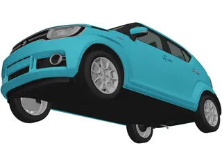 Suzuki Ignis (2019) 3D Model preview