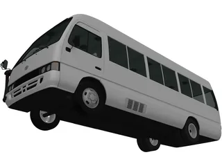 Toyota Coaster (2014) 3D Model preview