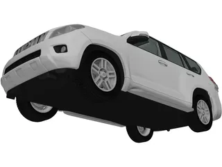 Toyota Land Cruiser Prado (2010) 3D Model preview