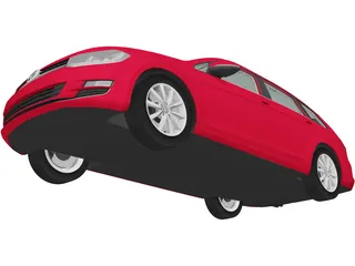 Volkswagen Golf Variant (2014) 3D Model preview