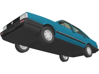 Volkswagen Santana (1985) 3D Model preview