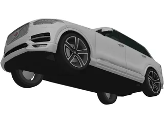 Volvo XC90 (2016) 3D Model preview