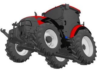 Case IH Farmall C Series 3D Model preview