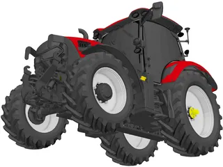 Case IH Maxxum Series 3D Model preview