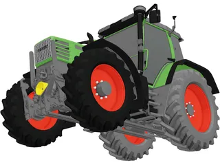 Fendt 500 Favorit 3D Model preview