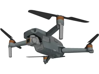 DJI Mavic Drone 3D Model preview