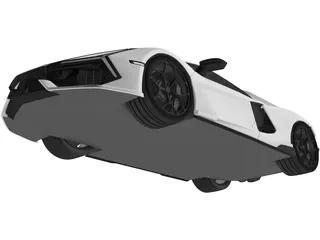 Lamborghini Revuelto (2023) 3D Model preview