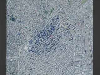 Los Angeles City, USA (2024) 3D Model preview
