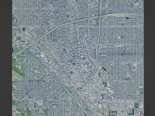 Fresno City, CA, USA (2024) 3D Model preview