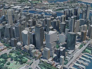 Sydney City, Australia (2023) 3D Model preview