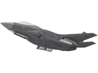 Lockheed Martin F-35 Lightning II 3D Model preview