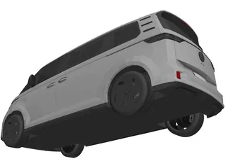 Volkswagen ID Buzz GTX 3D Model preview