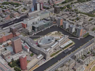 Hague City, Netherlands (2023) 3D Model preview