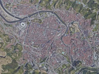 Bilbao City, Spain (2022) 3D Model preview