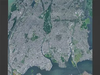 New York City, The Bronx, USA (2024) 3D Model preview
