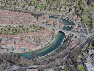 Bern City, Switzerland (2023) 3D Model preview
