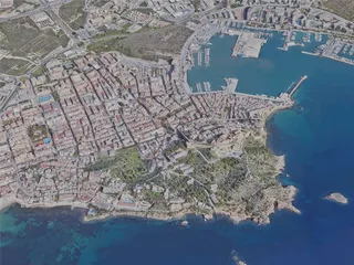 Ibiza City, Spain (2023) 3D Model preview