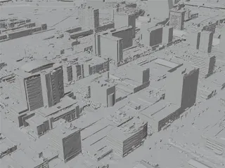 Las Vegas City, Downtown, USA (2023) 3D Model preview