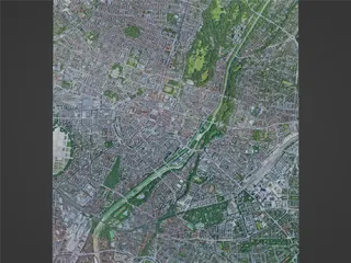 Munich City, Germany (2023) 3D Model preview